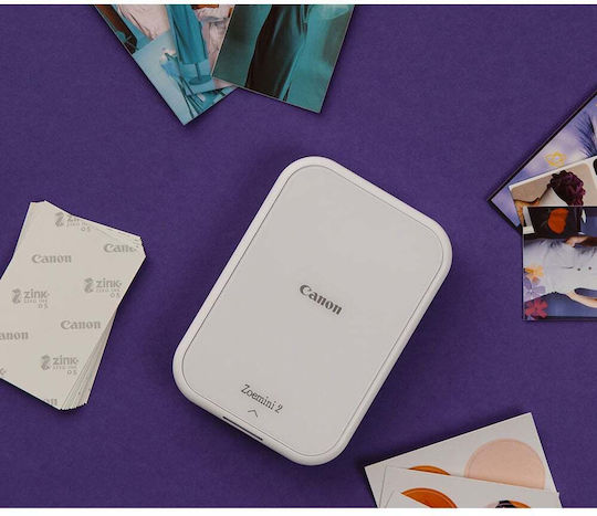 Canon Zoemini 2 Zink Photo Printer with Bluetooth White