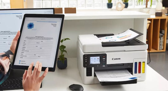 Canon Maxify GX6040 Έγχρωμο Πολυμηχάνημα Inkjet με WiFi και Mobile Print