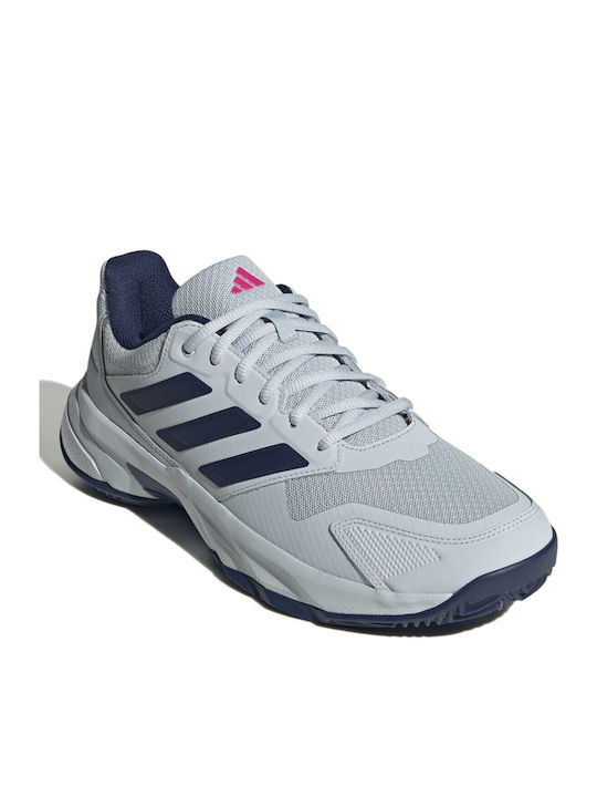 adidas Courtjam Control 3 Ανδρικά Παπούτσια Τένις για Χωμάτινα Γήπεδα Μπλε