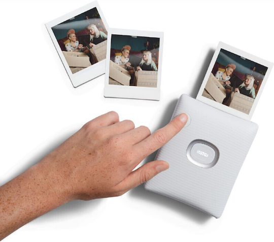 Fujifilm Instax Square Link Zink Imprimantă pentru Fotografii cu Bluetooth Ash White