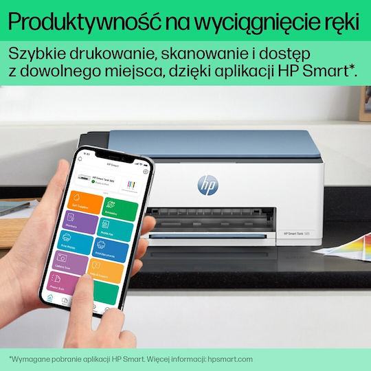 HP Smart Tank 585 Цветен Многофункционален принтер Мастиленоструен