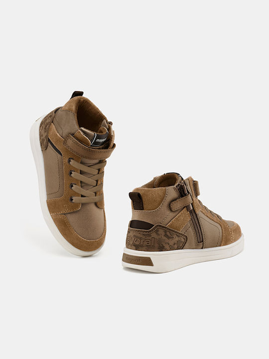 Mayoral Kids Boots Tabac Brown