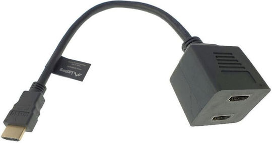 Lanberg Converter HDMI male to HDMI female 1pcs AD-0019-BK
