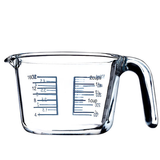 Kadax Glass Kitchen Measurer 500ml 1pcs