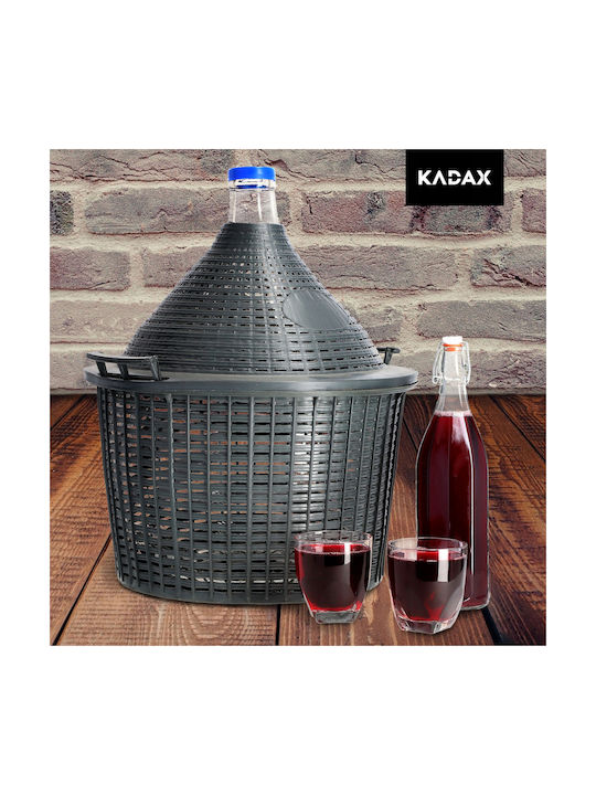 Kadax Bottiglia Grătare comerciale Sticlă con tappo in sughero Transparent 1000ml
