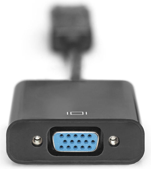 Digitus Μετατροπέας DisplayPort male σε VGA female 1τμχ AK-340410-001-S