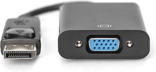 Digitus Μετατροπέας DisplayPort male σε VGA female 1τμχ AK-340410-001-S