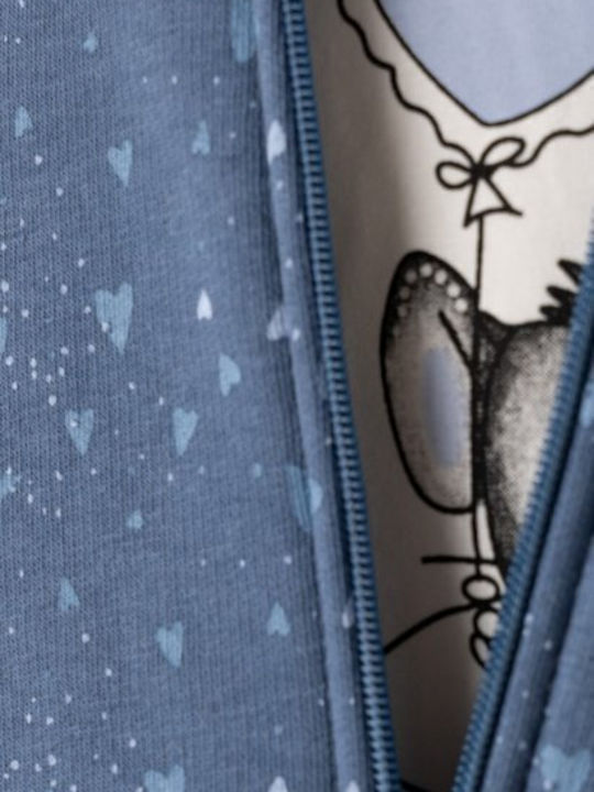 Set pentru copii cu pantaloni Iarnă 3buc Blue