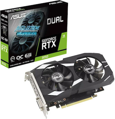 Asus GeForce RTX 3050 6GB GDDR6 Dual OC Graphics Card