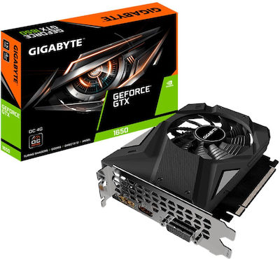 Gigabyte GeForce GTX 1650 rev. 4.0 4GB GDDR6 D6 OC Placă Grafică