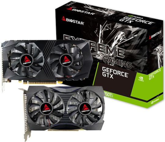 Biostar GeForce GTX 1050 Ti 4GB GDDR5 Κάρτα Γραφικών