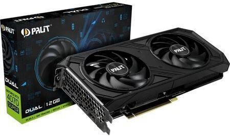 Palit GeForce RTX 4070 Super 12GB GDDR6X Dual Placă Grafică