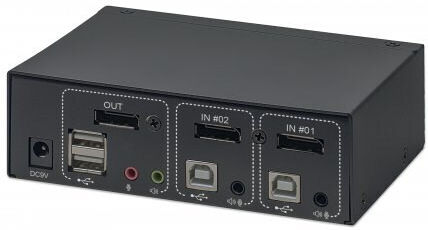 Manhattan Switch Manhattan 2-Port DisplayPort 4K@60Hz