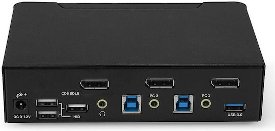 Lindy 39312 KVM & Data Switch με DisplayPort / USB 3.0 / Audio