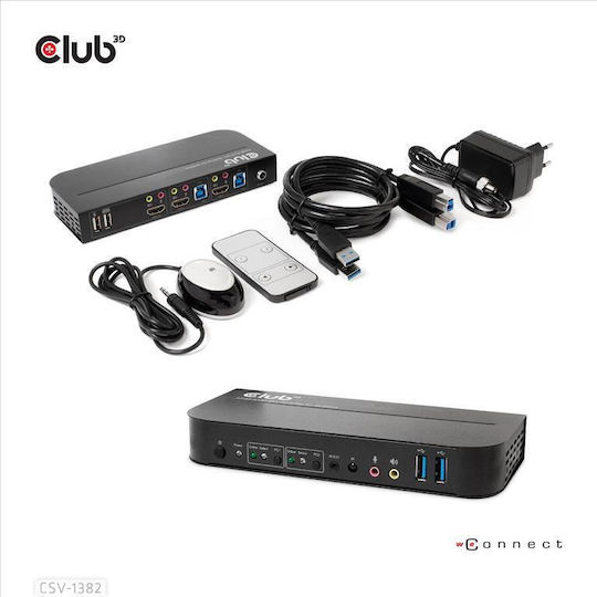 Club3D KVM & Data Switch