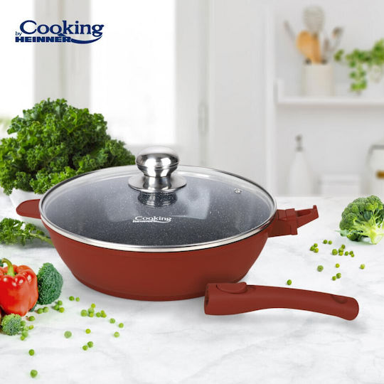 Heinner Calabria Pan Made of Cast Aluminum with Lid with Ceramic Coating 26cm