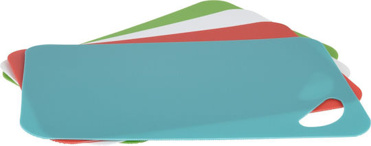 Excellent Houseware Σετ Επιφάνεια Κοπής Πλαστική Πολύχρωμη 29x19cm 4τμχ