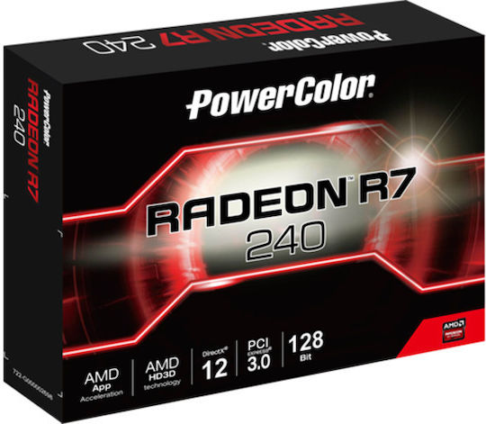 PowerColor Radeon R7 240 4GB GDDR5 Κάρτα Γραφικών