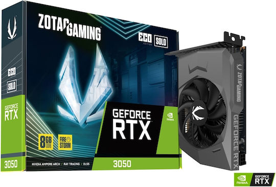 Zotac GeForce RTX 3050 8GB GDDR6 Eco Solo Κάρτα Γραφικών