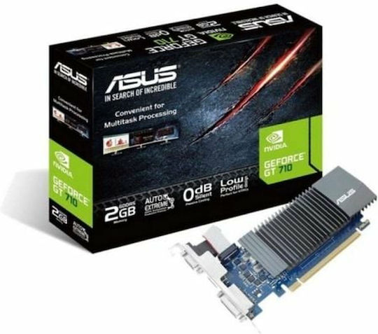 Asus GeForce GT 710 2GB GDDR3 Evo Κάρτα Γραφικών