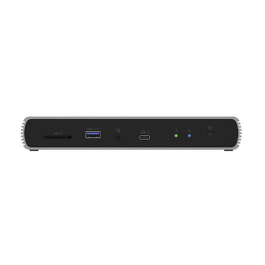 Icy Box USB-C Docking Station με 4K PD Ethernet Μαύρο (IB-DK8801-TB4)