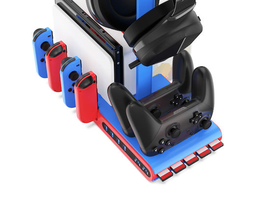 Nintendo Imp Gaming DLX2 MultiFunction Charge Stand Controller-Ladestation 6 Controller Schalter / Schalter OLED Mehrfarbig