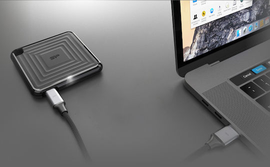 Silicon Power PC60 USB 3.1 / USB-C External 2.5" SSD 1TB Black
