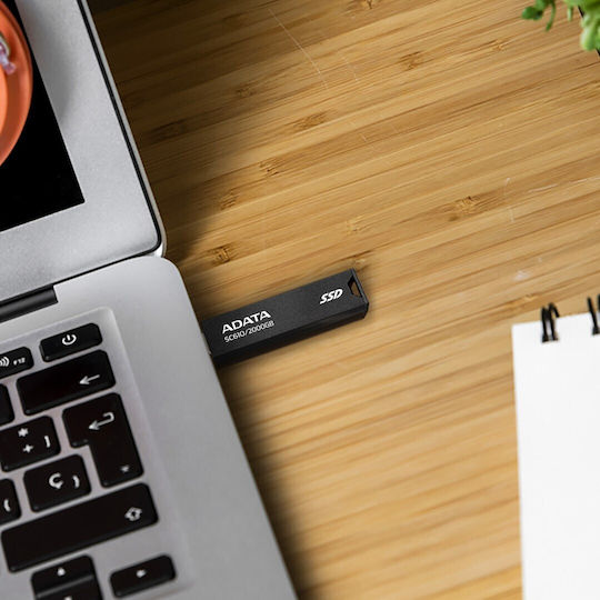 Adata SC610 USB 3.2 Extern SSD 2TB Negru