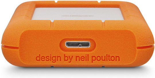Lacie Rugged Mini USB 3.2 Εξωτερικός SSD 1.0TB 2.5" Μαύρο