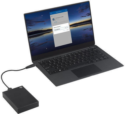 Seagate One Touch Password Protection USB 3.0 Εξωτερικός HDD 4TB 2.5" Μαύρο