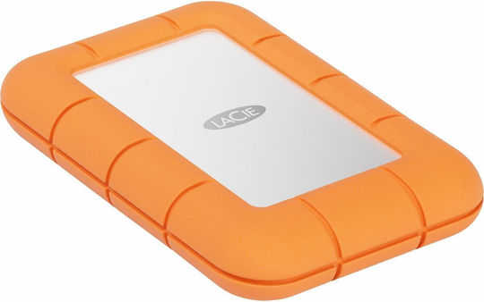 Lacie Rugged Mini USB-C Εξωτερικός SSD 4.1TB 2.5" Μαύρο