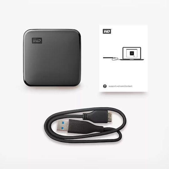 Western Digital Elements SE USB 3.0 External 2.5" SSD 480GB Black
