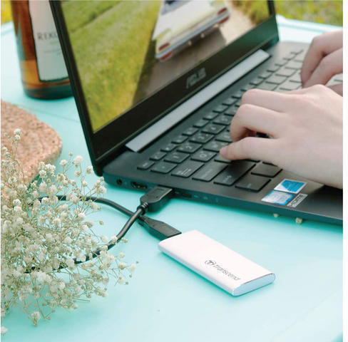 Transcend ESD240C USB-C External SSD 480GB M.2 Silver