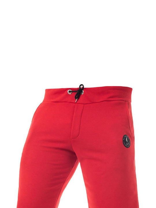 Al Franco Sportliche Herrenshorts Rot