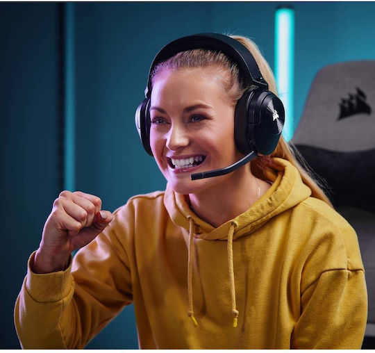 Corsair HS55 Wireless Core Over Ear Gaming Headset with Bluetooth Connectivity for PC / PS4 / PS5
