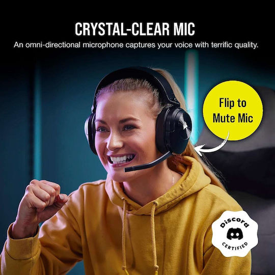 Corsair HS55 Wireless Core Over Ear Gaming Headset with Bluetooth Connectivity for PC / PS4 / PS5