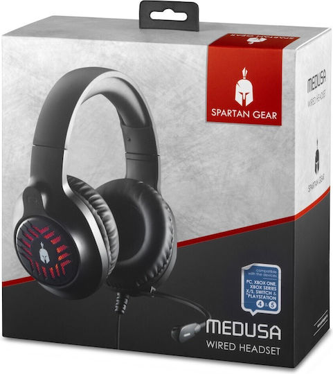 Spartan Gear Medusa Over Ear Gaming Headset με σύνδεση 3.5mm
