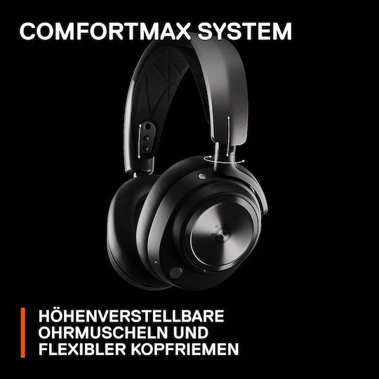 SteelSeries Căști Gaming Over Ear Wireless Arctis Nova Pro cu Conectivitate Bluetooth pentru PC