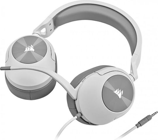 Corsair HS55 Drahtloses Über Ohr Gaming-Headset mit Bluetooth / USB Verbindung Weiß für PC / PS4