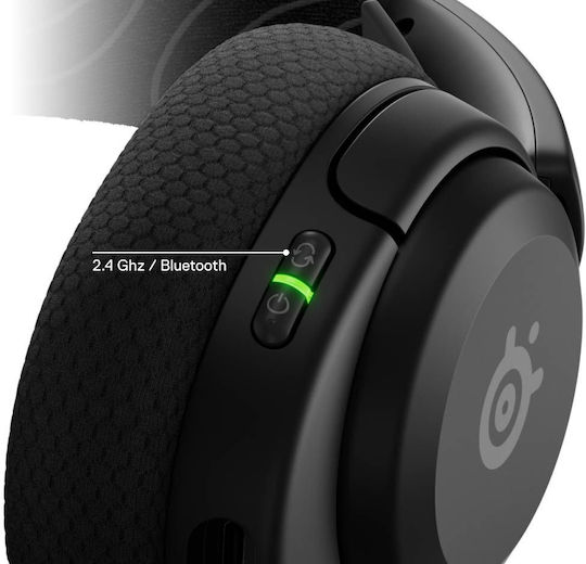 SteelSeries Arctis Nova 5 Wireless Over Ear Gaming Headset with Bluetooth Connectivity