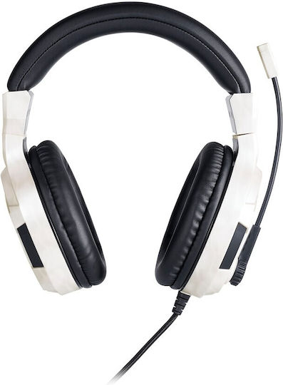 Bigben Interactive Interactive V3.0 Over Ear Gaming Headset με σύνδεση 3.5mm Λευκό