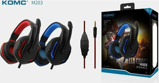 Komc K4 Über Ohr Gaming-Headset mit Verbindung 3,5mm Schwarz