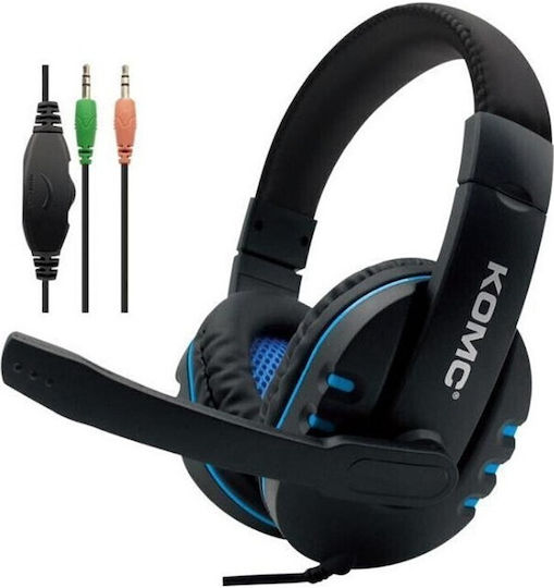 Komc K4 Über Ohr Gaming-Headset mit Verbindung 3,5mm Schwarz