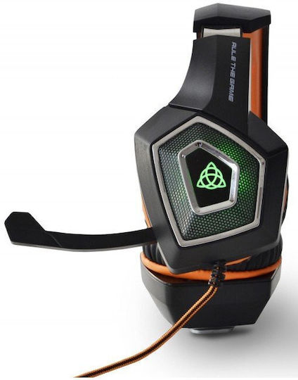 Hiro Bragi Über Ohr Gaming-Headset mit Verbindung 3,5mm Schwarz