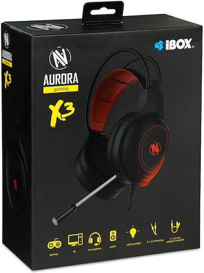 iBox X3 Over Ear Gaming Headset (USB)