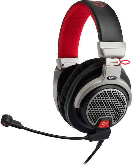 Audio Technica ATH-PDG1a Über Ohr Gaming-Headset mit Verbindung 3,5mm Rot