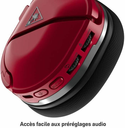 Turtle Beach Stealth 600P Max Über Ohr Gaming-Headset mit Verbindung USB Midnight Red für PC / PS5
