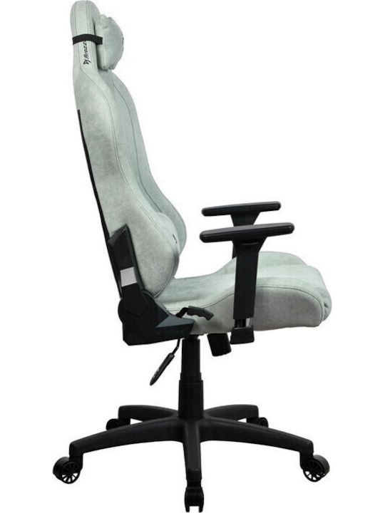 Arozzi Torretta Soft Fabric v2 Υφασμάτινη Καρέκλα Gaming με Ρυθμιζόμενα Μπράτσα Pearl Green