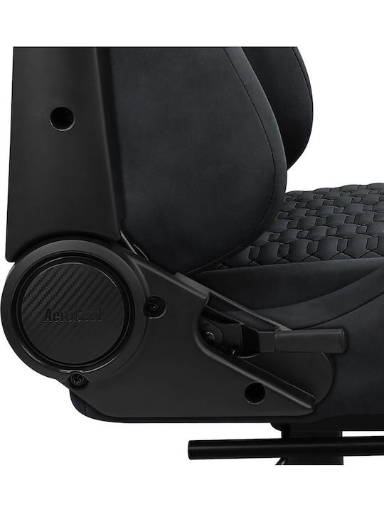 Aerocool Royal AeroSuede Καρέκλα Gaming Δερματίνης με Ρυθμιζόμενα Μπράτσα και Υποπόδιο Slate Grey