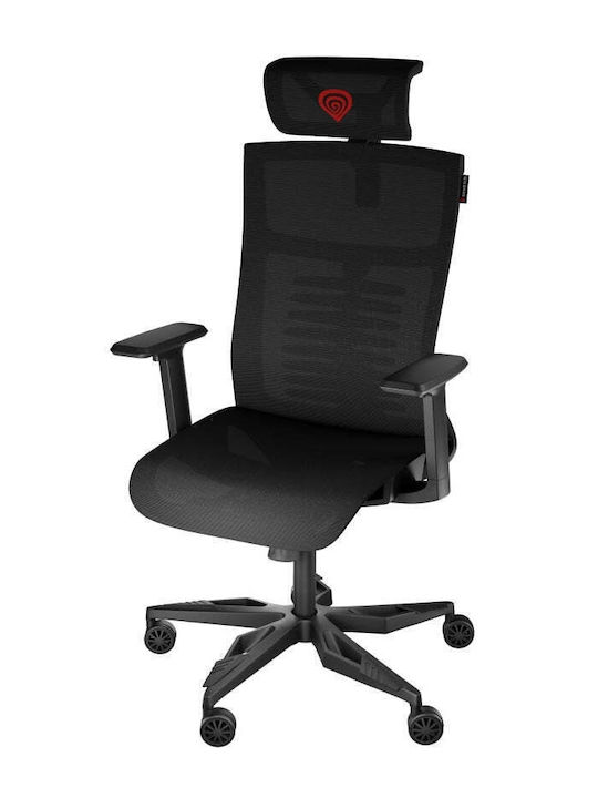Genesis Astat 700 G2 Υφασμάτινη Καρέκλα Gaming με Ρυθμιζόμενα Μπράτσα Μαύρη